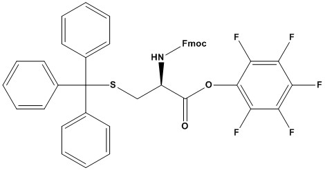 Fmoc-D-Cys(Trt)-OPfp