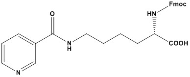 Fmoc-Lys(Nic)-OH
