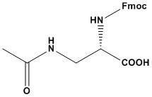 Fmoc-Dap(Ac)-OH