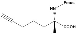 Fmoc-&alpha;-Me-Gly(Pentynyl)-OH