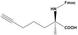 Fmoc-&alpha;-Me-D-Gly(Pentynyl)-OH