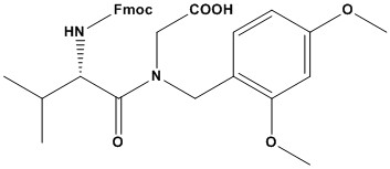 Fmoc-Val-(Dmb)Gly-OH