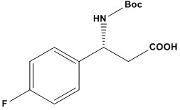 Boc-D-&beta;-Phe(4-F)-OH