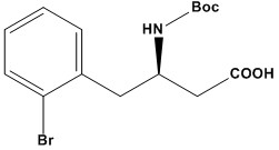 Boc-D-&beta;-HoPhe(2-Br)-OH