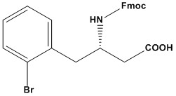 Fmoc-&beta;-HoPhe(2-Br)-OH