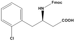 Fmoc-D-&beta;-HoPhe(2-Cl)-OH