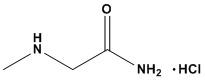 N-Me-Gly-NH2&bull;HCl