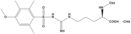 Z-D-Arg(Mtr)-OH&bull;CHA
