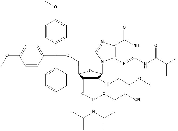 DMT-2′-O-MOE-rG(iBu) Phosphoramidite