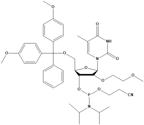 DMT-2′-O-MOE-5-Me-rU Phosphoramidite