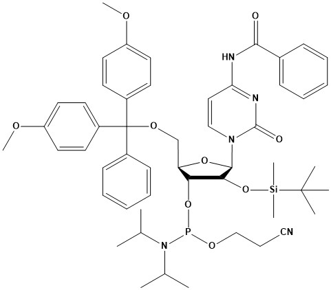 DMT-2′-O-TBDMS-rC(Bz) Phosphoramidite