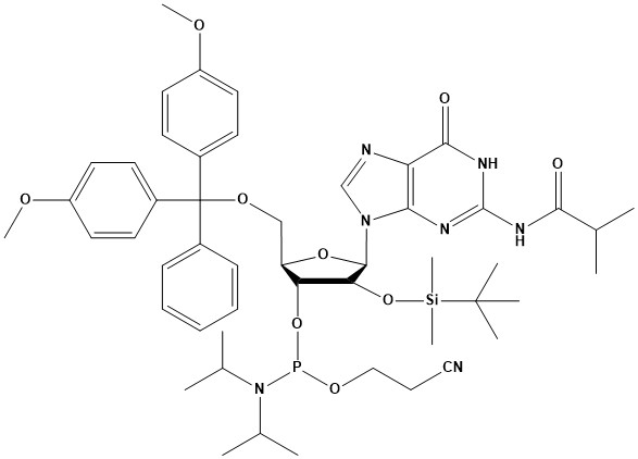 DMT-2′-O-TBDMS-rG(iBu) Phosphoramidite